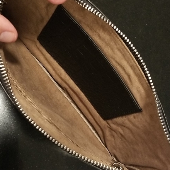 💕LANCASTER PARIS💕 Element Croco Pochette 8" - Picture 9 of 11